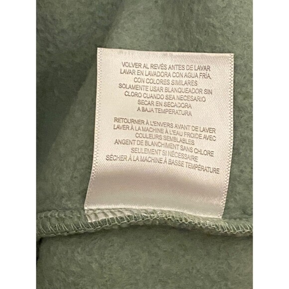 ALFRED DUNNER Women's 16 Green Fleece Jacket Full Zip Embroidered Floral Beaded - Picture 8 of 9